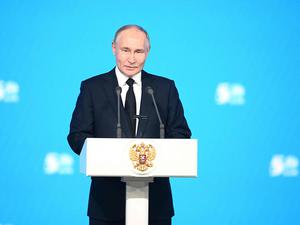 Der russische Präsident: Wladimir Putin.