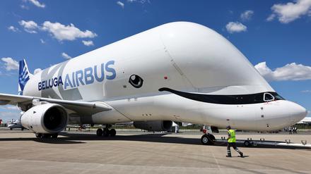 Das Transportflugzeug Airbus Beluga ist einer der Starts auf der ILA 2022.