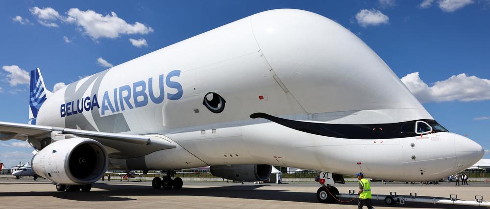 Das Transportflugzeug Airbus Beluga ist einer der Starts auf der ILA 2022.