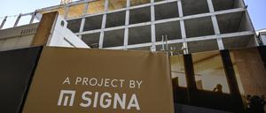 Die Bauprojekte von Signa in Berlin sind vorerst gestoppt.