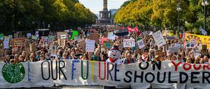 Im September 2019 hatten sich tausende Menschen an der Großdemo in Berlin beteiligt. 
