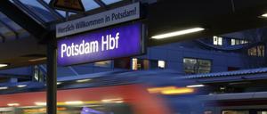 Herzlich Willkommen in Potsdam - aber nicht mit der Regionalbahn.
