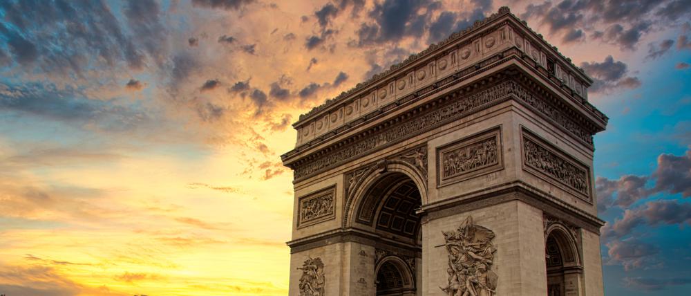 Der Arc de Triomphe am Charles de Gaulle-Platz in Paris. Frankreich ist für Berliner Unternehmen ein bedeutender Markt. 