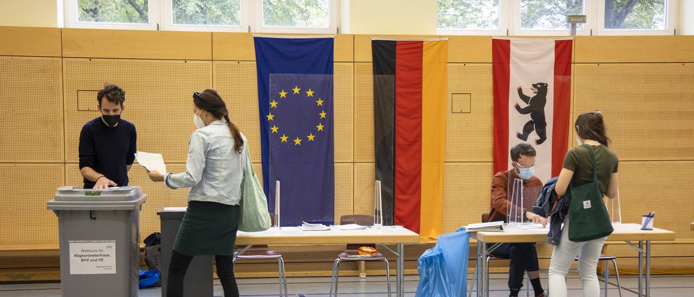 Berliner Wahllokal