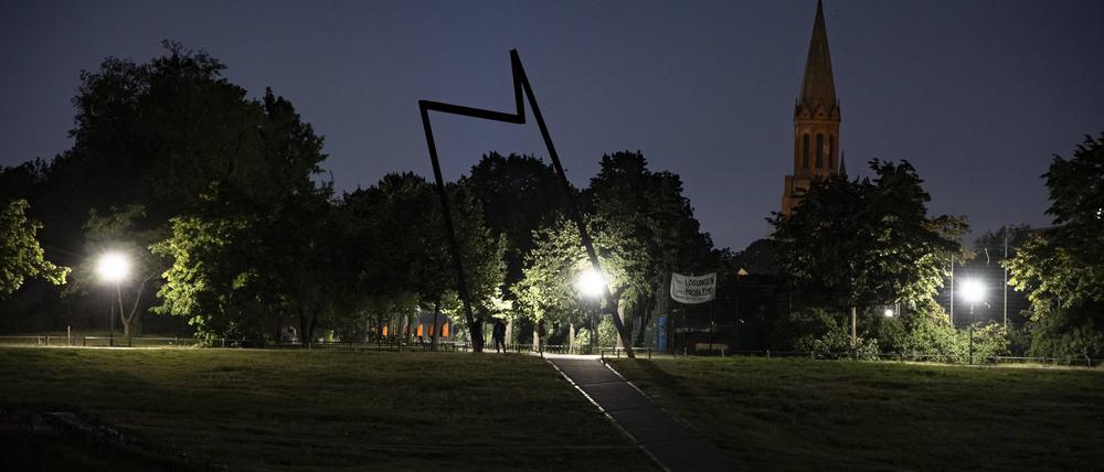 Der Görlitzer Park am Abend.