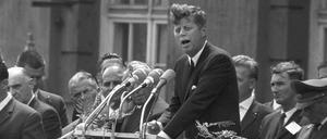 John F. Kennedy 1963 in Berlin-Schöneberg.