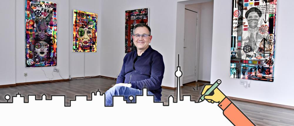 Michael Fritsch betreibt zusammen mit einem Freund die „Galerie Schöne Weide“.
