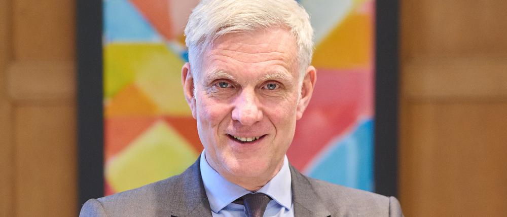 Stephan Schwarz, 56, ist seit dem 21. Dezember 2021 Wirtschaftssenator von Berlin. 