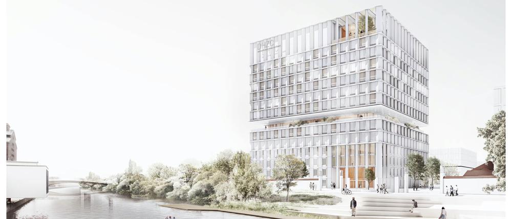 So könnte das neue Herzzentrum der Charité am Virchow-Campus in Berlin-Wedding aussehen.
