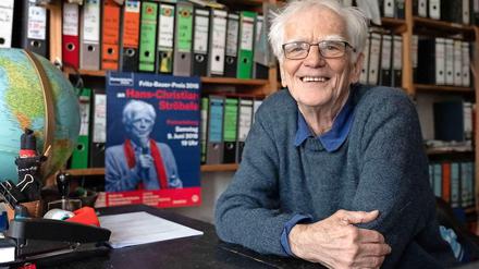 Die Politik lässt ihn nicht los. Hans-Christian Ströbele feiert seinen 80. Geburtstag