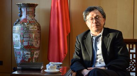 Taiwans Botschafter Jhy-Wey Shieh in der Taipeh Vertretung in Berlin