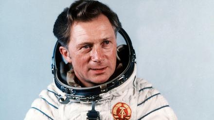 Sigmund Jähn aufgenommen nach seinem erfolgreichen Flug mit dem sowjetischen Raumschiff Sojus 31 im August 1978.