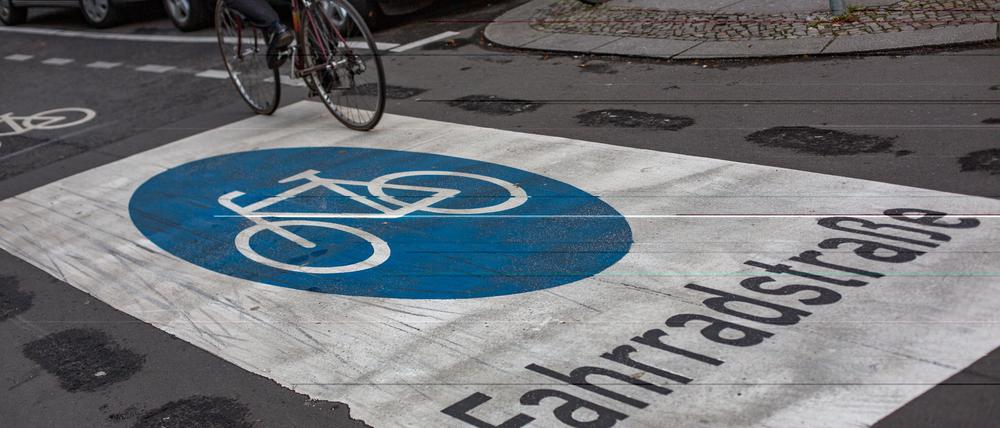 6,7 Kilometer Fahrradstraßen sind 2021 in Berlin entstanden.