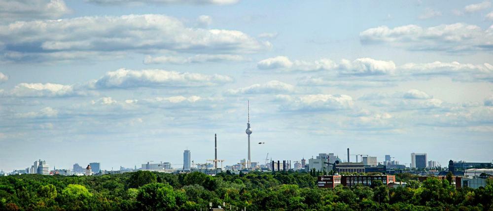 Blick über Berlin.