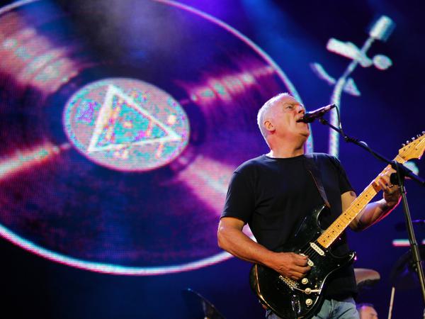 Pink Floyd’s David Gilmour bei einem Konzert in London im Jahr 2005.