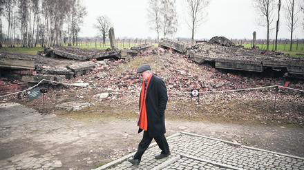 Professor Mohammed Dajani 2014 in Auschwitz-Birkenau
