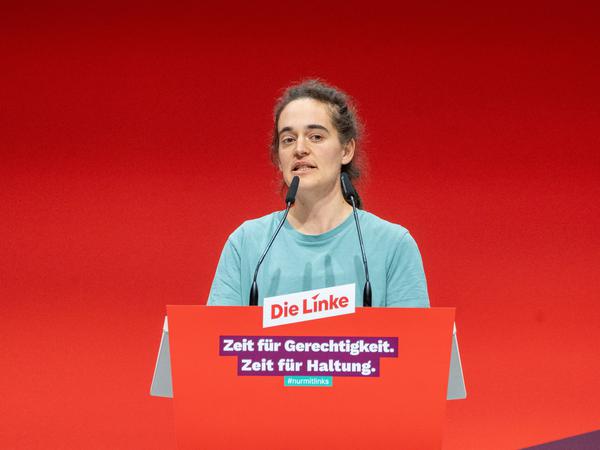 „Warum sollte jemand mehr als zwei Millionen Euro besitzen?“, fragte Carola Rackete, Spitzenkandidatin der Linken im Europawahlkampf.