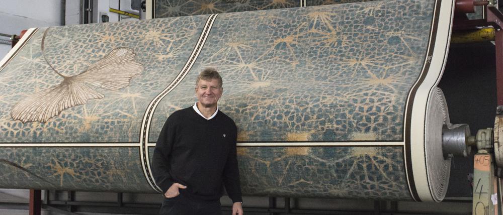 „Ich mag Teppiche“: Halbmond-Geschäftsführer Ralf Litzenberg.