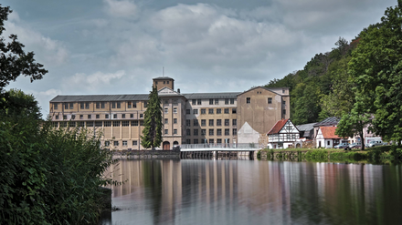 Die Fabrik am Ufer der Zschopau. HIer richteten die Nationalsozialisten 1933 eines ihrer ersten KZs ein