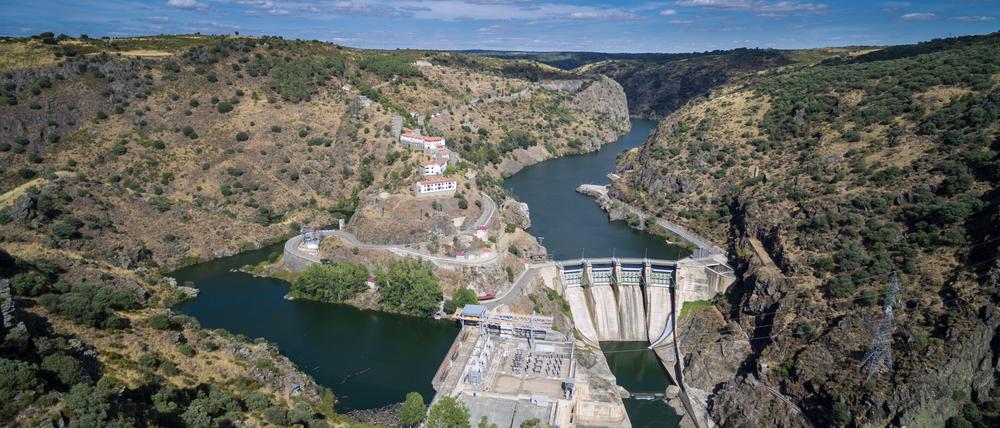 Salto de Castro, Aerial view of Dam