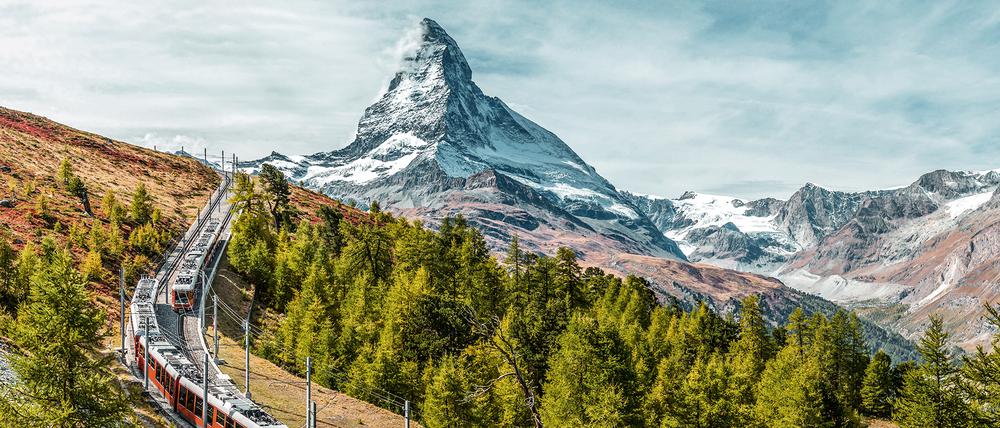Für diesen Blick ist das Wallis berühmt: auf das Matterhorn.