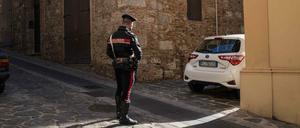 Ein Polizist der italienischen Carabinieri.