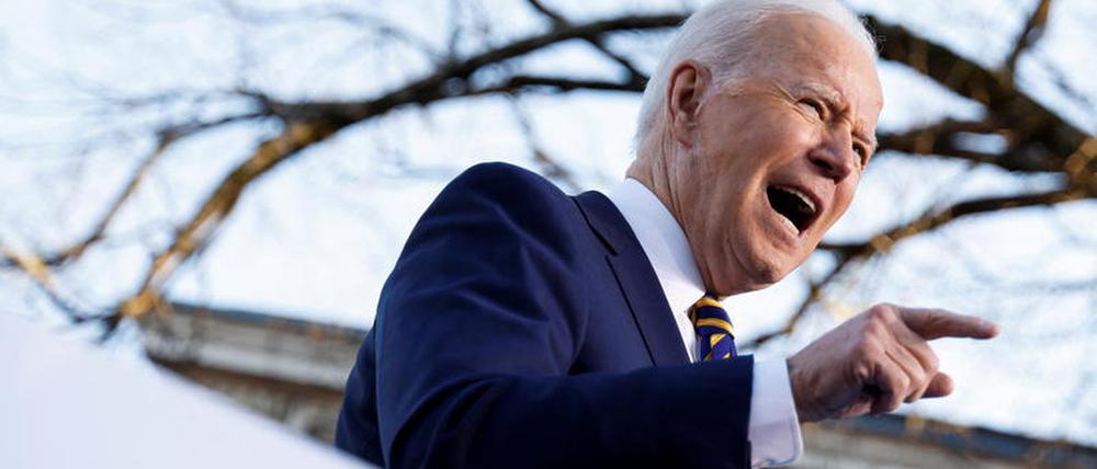 US-Präsident Joe Biden wirbt am Dienstag in Atlanta für Wahlrechtsreformen.