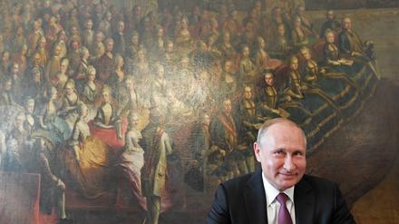 Wladimir Putin, Präsident von Russland, bei seinem Staatsbesuch 2018 in Wien.