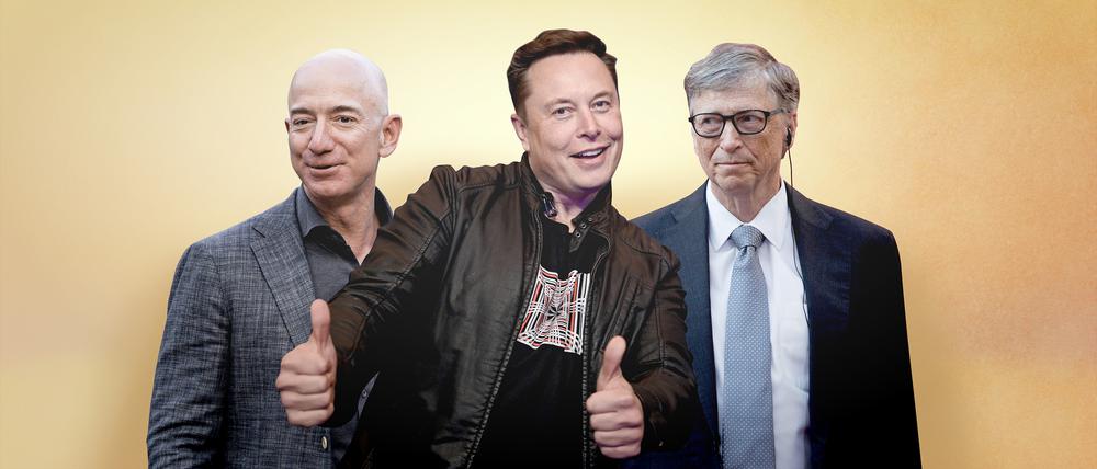 Bezos, Musk und Gates