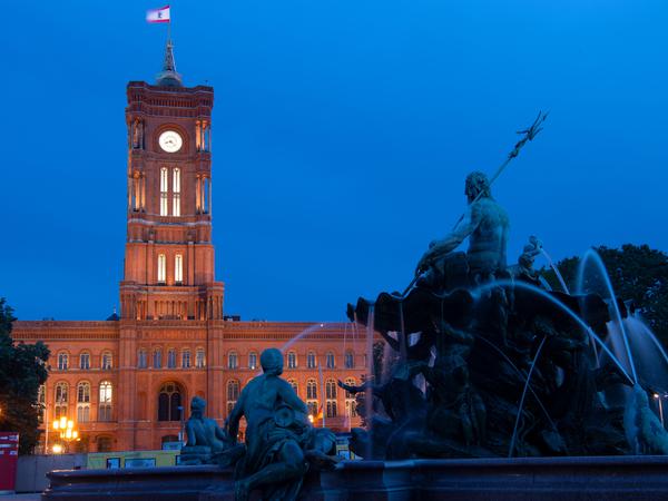 Dort ist der Andrang groß: das Rote Rathaus in Berlin.