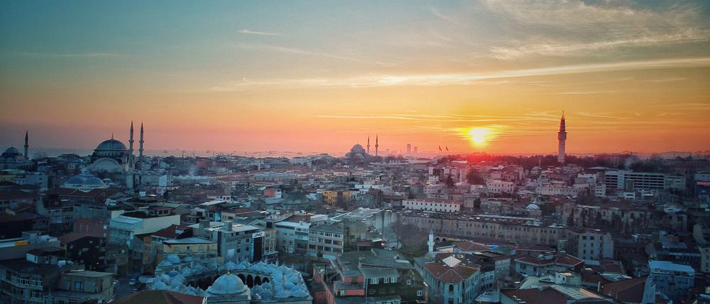 Sonnenuntergang in Istanbul