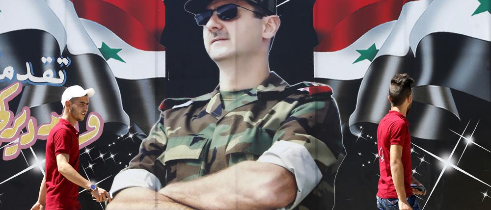 Allgegenwärtig: Syriens Machthaber Baschar al Assad