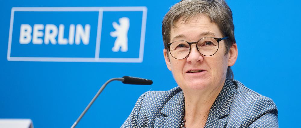 Berlins Gesundheitssenatorin Ulrike Gote (Bündnis 90/Die Grünen).