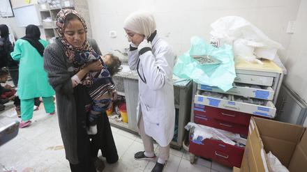 Nasser-Klinik in Chan Junis: Durchfallerkrankungen sind seit Kriegsausbruch im Oktober bei Kindern auf das 20-Fache gestiegen.