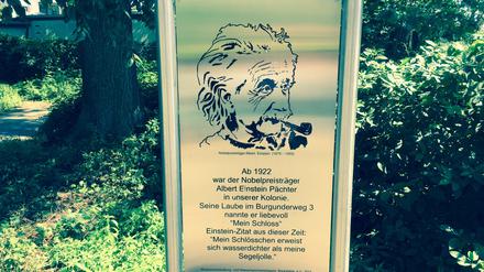 Albert Einstein in Spandau.