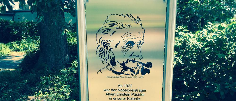 Albert Einstein in Spandau.