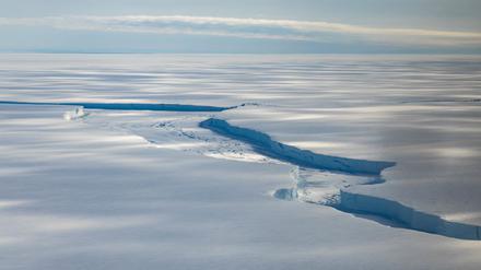 Eisbruch nahe der britischen Forschungsstation Halley in der Antarktis (Symbolbild).