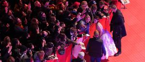 Jurypräsidentin und Schauspielerin Kristen Stewart kommt zur Eröffnung der 73. Internationalen Filmfestspiele Berlinale. Die 73. Internationalen Filmfestspiele finden vom 16. bis 26.02.2023 in Berlin statt. +++ dpa-Bildfunk +++ Berlinale-Eröffnung 2023