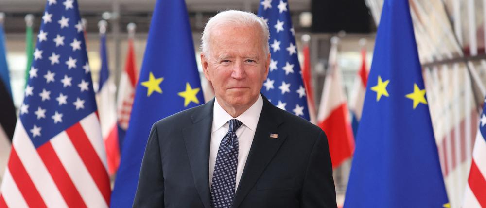 Joe Biden zu Gast beim EU-Gipfel am 15. Mai.