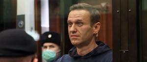 Alexej Nawalny war zuletzt per Video zu seinen Prozessen zugeschaltet worden. Jetzt ist er verschwunden.