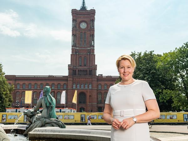 Will Regierende Bürgermeisterin werden: Franziska Giffey.