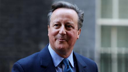 Früherer britischer Ministerpräsident und neuer Außenminister David Cameron.