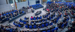 Der Bundestag im Dezember 2022