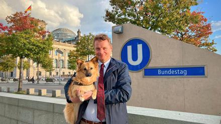 Jens Beeck, FDP-Bundestagsabgeordneter und Gründer des „Parlamentskreis Hund“