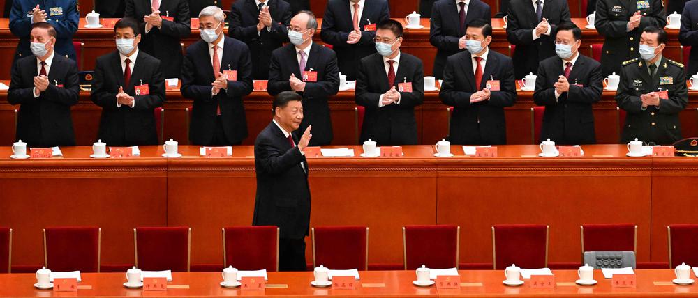 China’s Präsident Xi Jinping beim Parteitag 2022. 