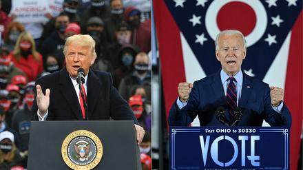 Donald Trump und Joe Biden sind die Favoriten für Präsidentenwahl am 5. November 2024.