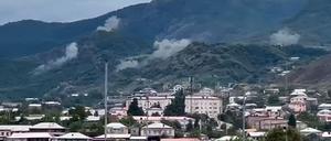 Bergkarabach wird bombardiert.