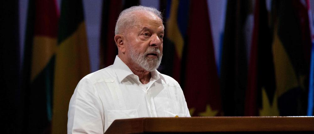 Brasiliens Präsident Lula beim Treffen der Gruppe der 77.