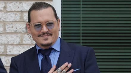 Strahlender Halbgewinner. Schauspieler Johnny Depp am letzten Prozesstag.
