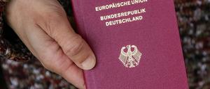 Der deutsche Pass – für Ausländer erst nach mehreren Jahren erhältlich.